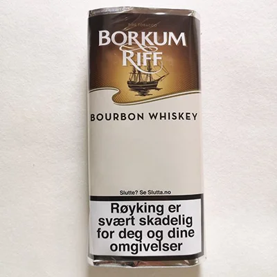 توتون پیپ برکوم ریف بوربون برنز Borkum Riff Bourbon Pipe Tobacco
