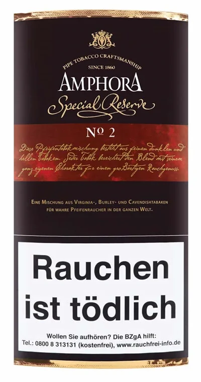توتون پیپ آمفورا اسپشیال رزرو    Amphora Special Reserve No.2 Pipe Tobacco